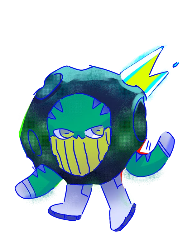 Maskot BCF 2026 - Puffy